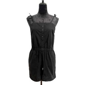 100% Cotton Alfred Sung Romper w/ Pockets